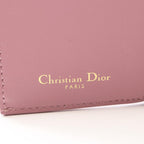 Dior Trifold Wallet Caro Smoki Pink Leather — view 4