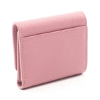 Dior Trifold Wallet Caro Smoki Pink Leather — view 2