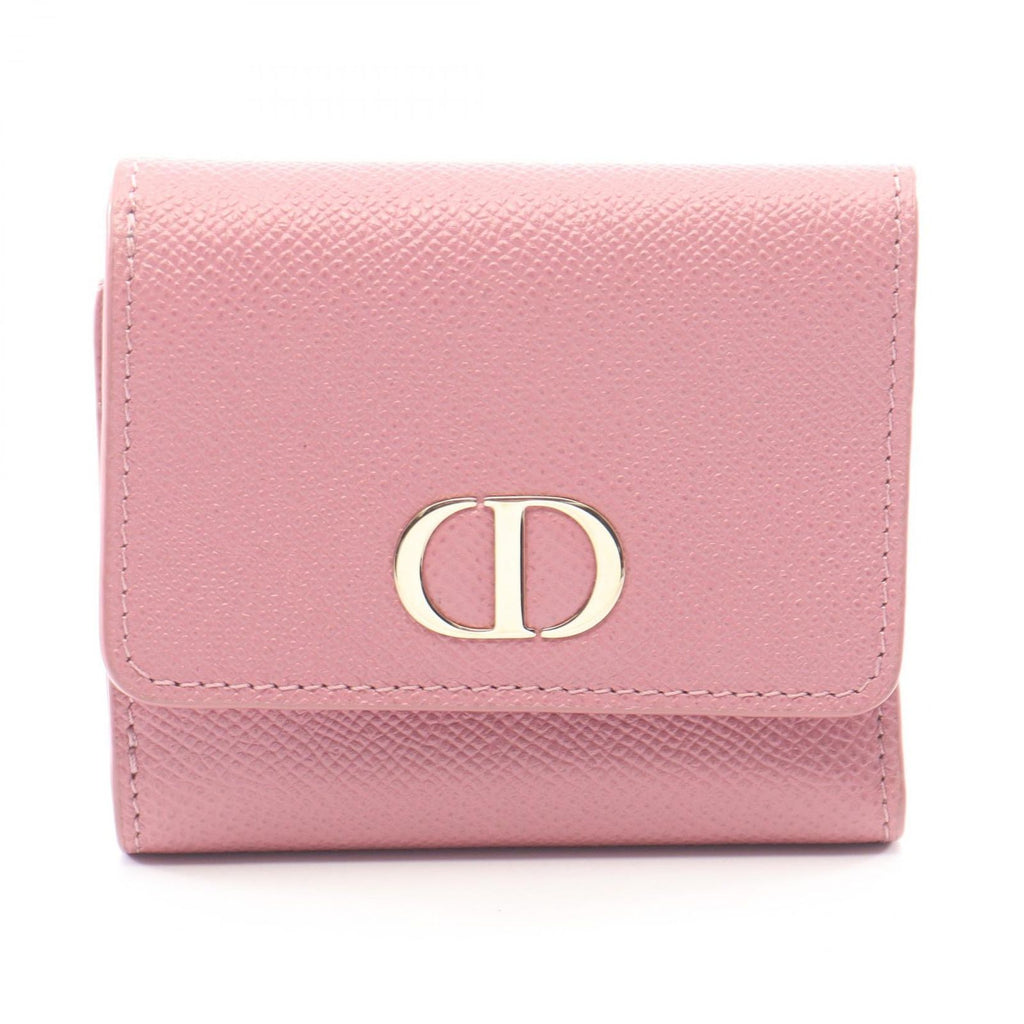 Dior Trifold Wallet Caro Smoki Pink Leather