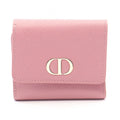 Dior Trifold Wallet Caro Smoki Pink Leather