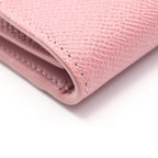 Dior Trifold Wallet Caro Smoki Pink Leather — view 7