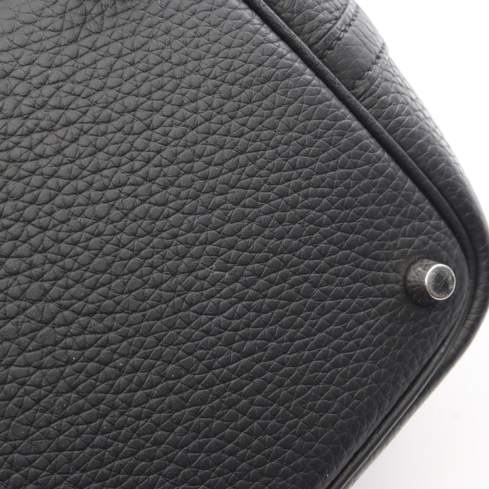 Hermes Handbag Picotin Lock PM Black Leather — view 7