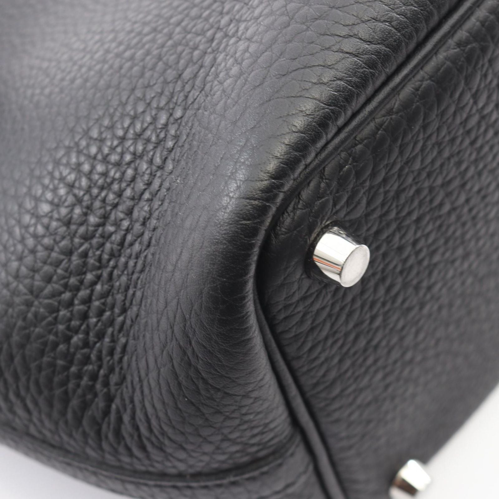Hermes Handbag Picotin Lock PM Black Leather — view 6