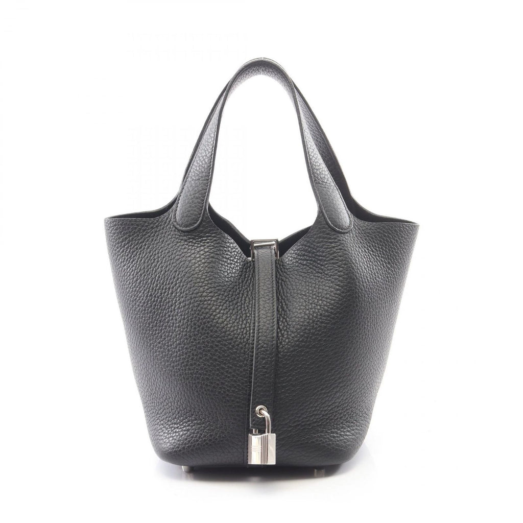 Hermes Handbag Picotin Lock PM Black Leather