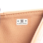 Chanel Bifold Wallet Quilted Camel Leather — view 7