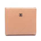 Chanel Bifold Wallet Quilted Camel Leather