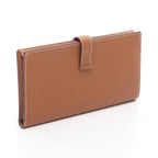 Hermes Bifold Wallet Bearn Souffle Gold Leather Calf — view 2
