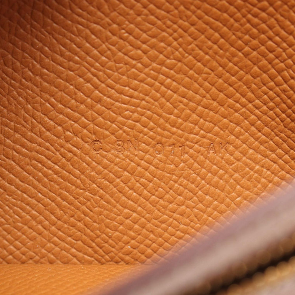 Hermes Bifold Wallet Bearn Souffle Gold Leather Calf — view 5