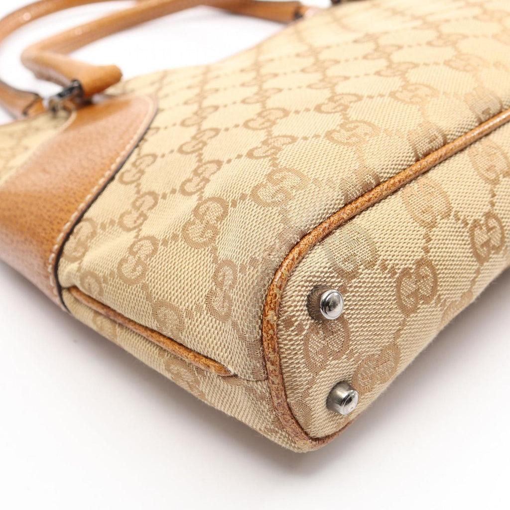 Gucci Tote GG Canvas Beige Handbag — view 5
