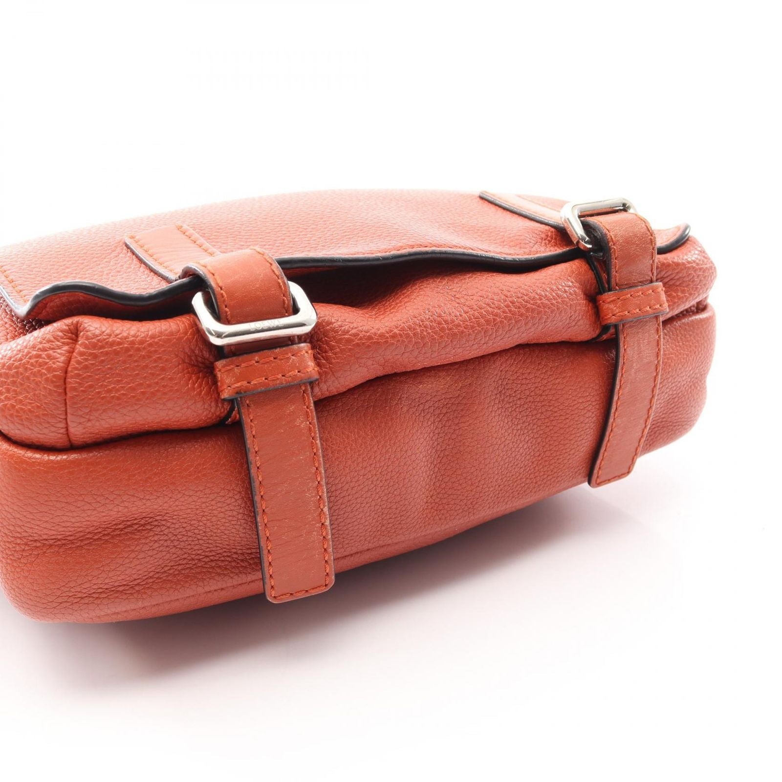 Loewe Shoulder Bag Military Messenger Xs Orange Leather — view 5