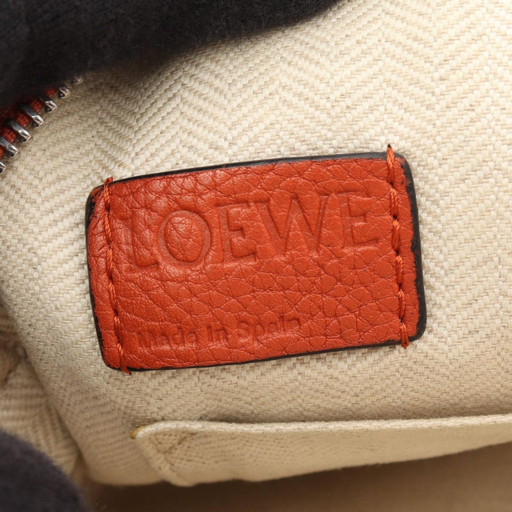 Loewe Shoulder Bag Military Messenger Xs Orange Leather — view 4