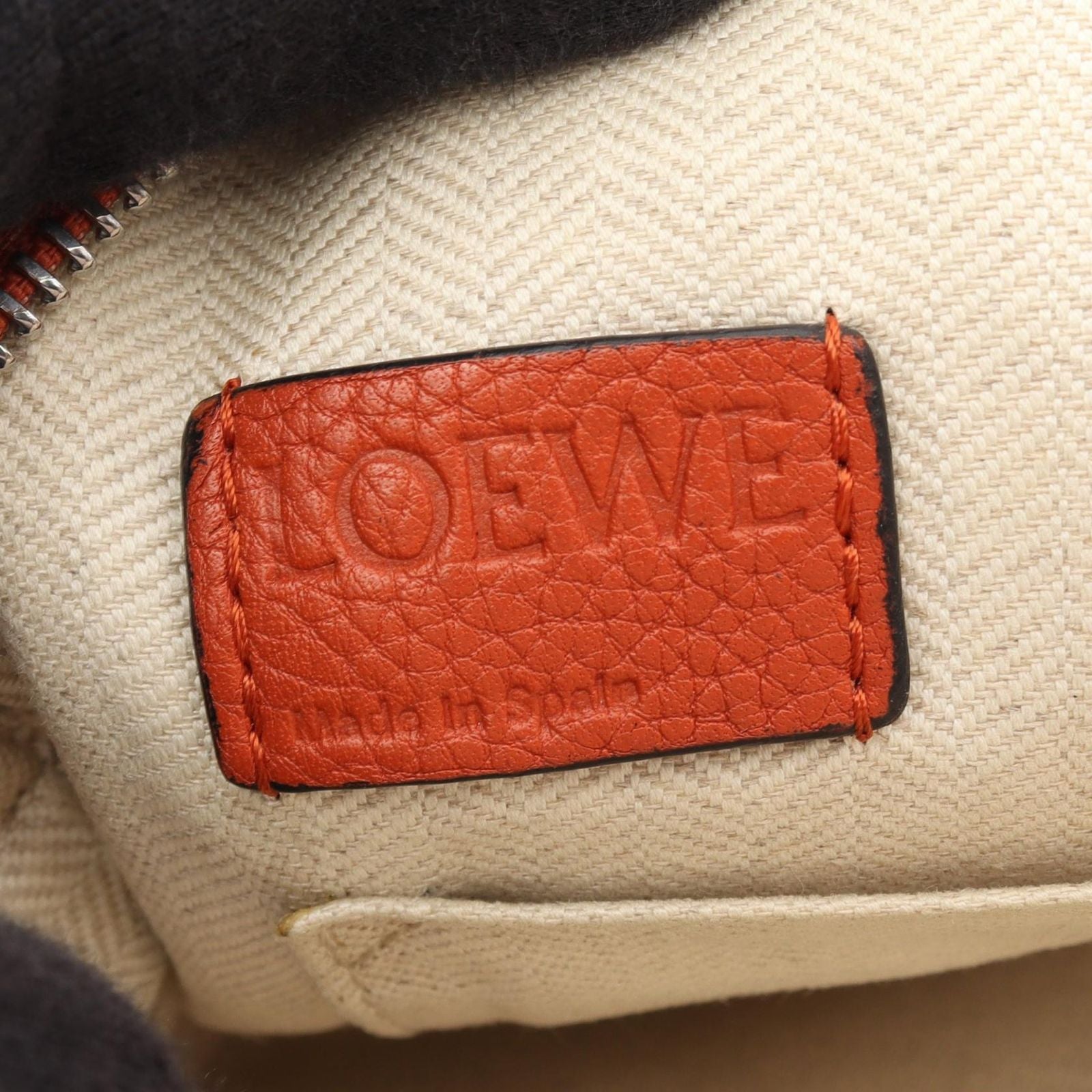 Loewe Shoulder Bag Military Messenger Xs Orange Leather — view 4
