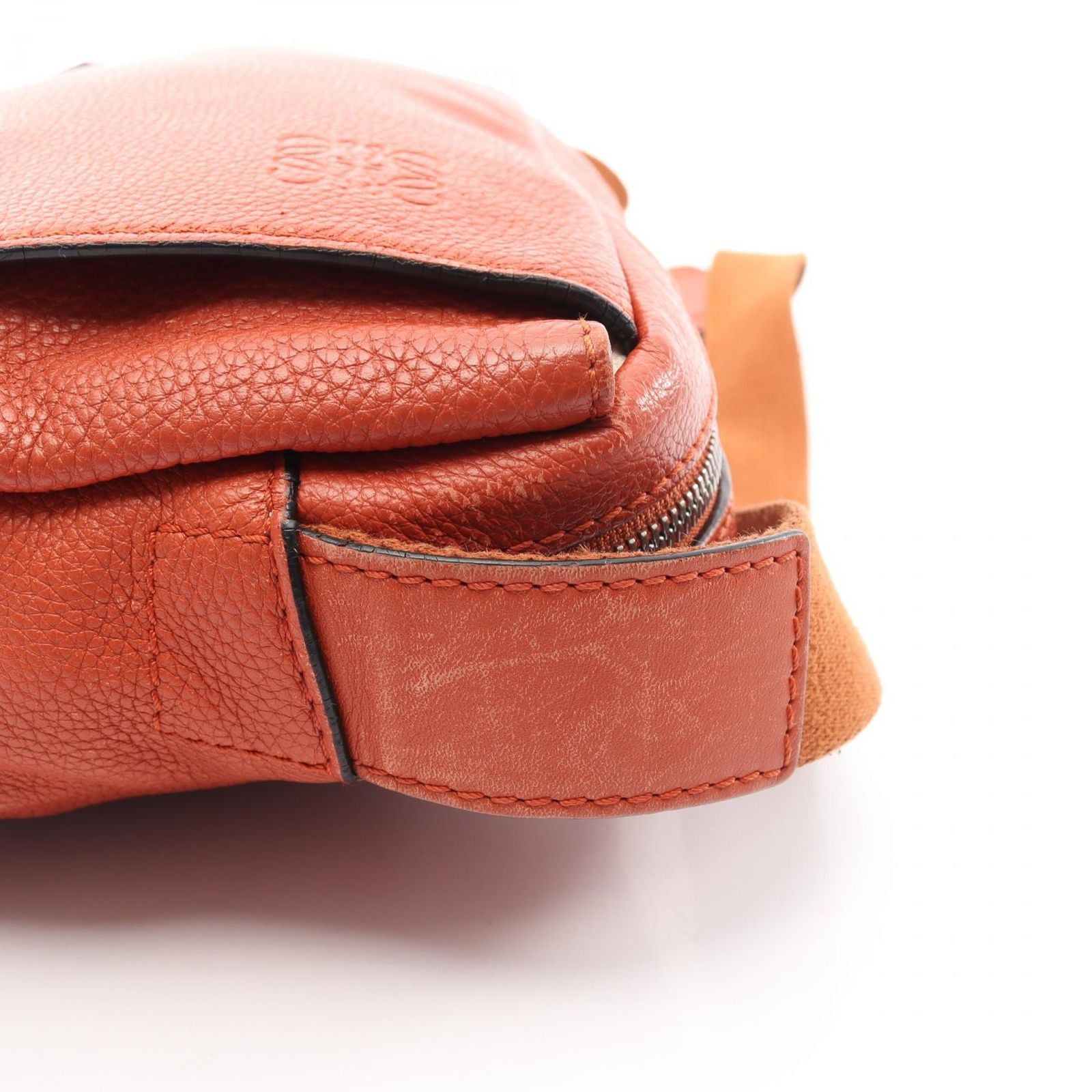 Loewe Shoulder Bag Military Messenger Xs Orange Leather — view 6