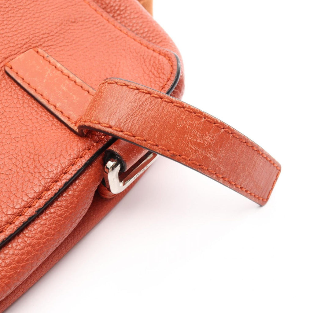 Loewe Shoulder Bag Military Messenger Xs Orange Leather — view 8