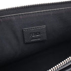 Fendi Shoulder Bag Bugs Mon Star Black Leather — view 4