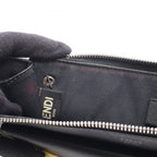 Fendi Shoulder Bag Bugs Mon Star Black Leather — view 5