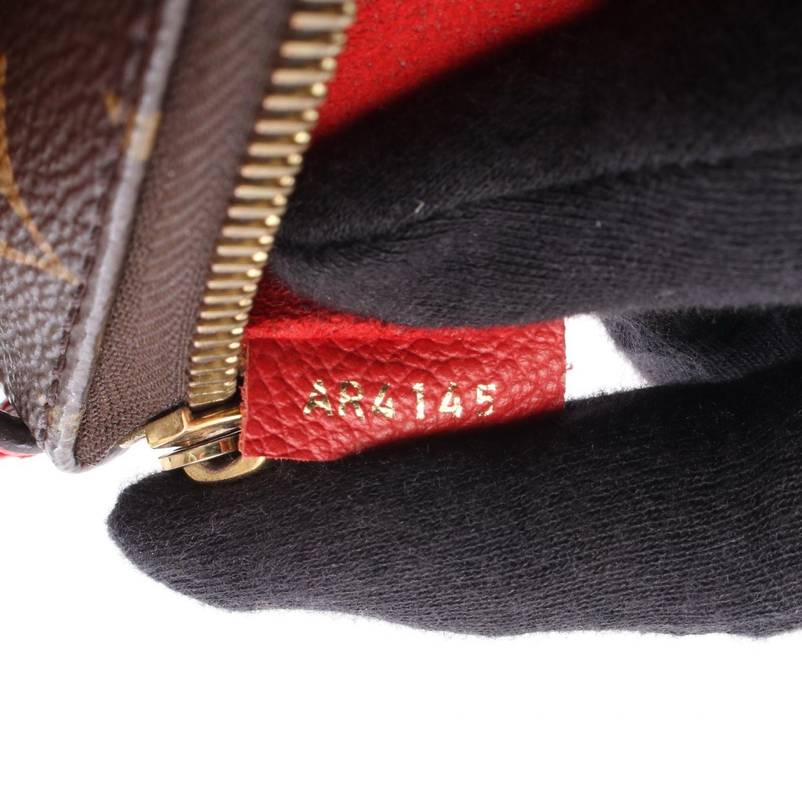 Louis Vuitton Shoulder Bag Monogram Cerise Canvas Leather — view 5