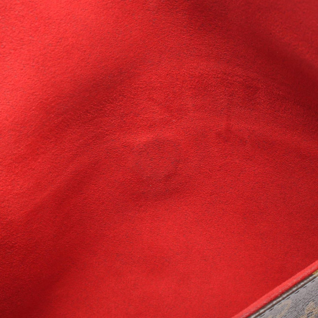 Louis Vuitton Shoulder Bag Monogram Cerise Canvas Leather — view 7