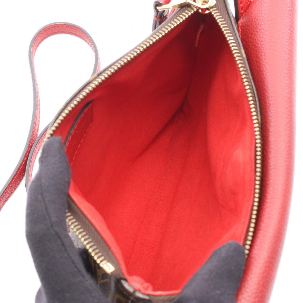 Louis Vuitton Shoulder Bag Monogram Cerise Canvas Leather — view 3