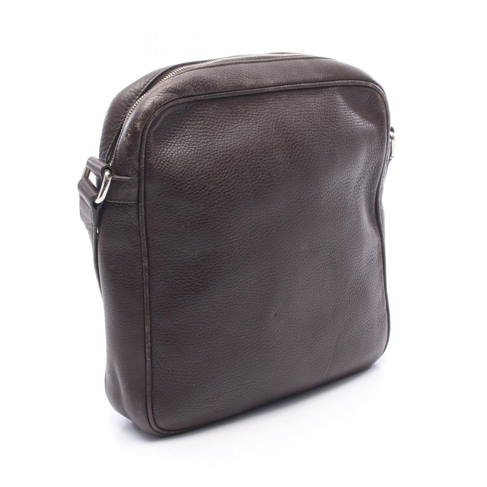 Gucci Shoulder Bag Dark Brown Leather — view 2