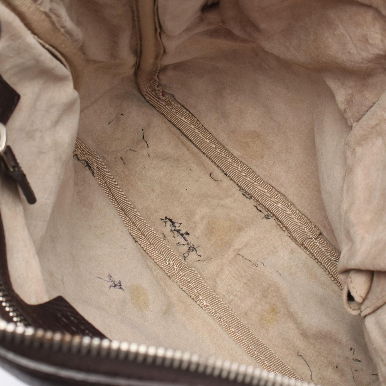 Gucci Shoulder Bag Dark Brown Leather — view 5