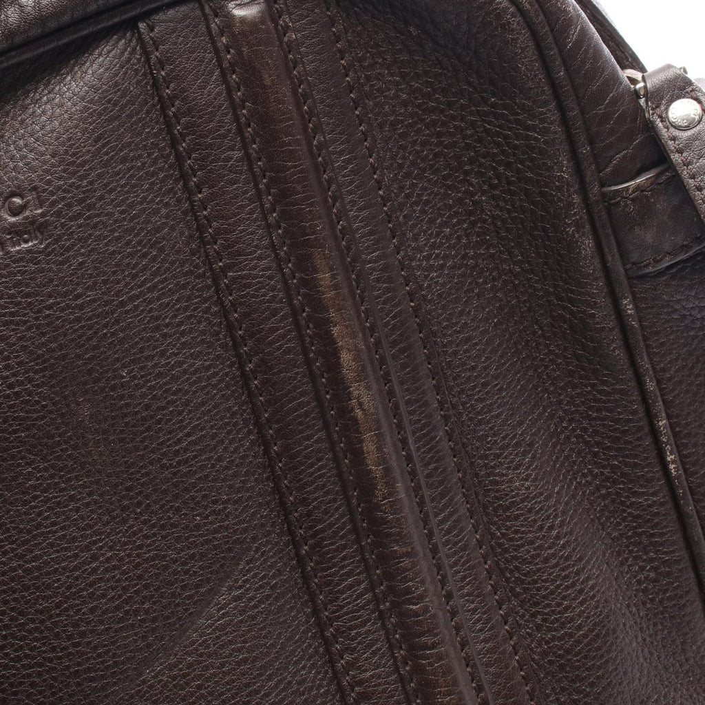 Gucci Shoulder Bag Dark Brown Leather — view 7