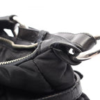 Prada Shoulder Bag Tessuto Micro Black Nylon — view 7