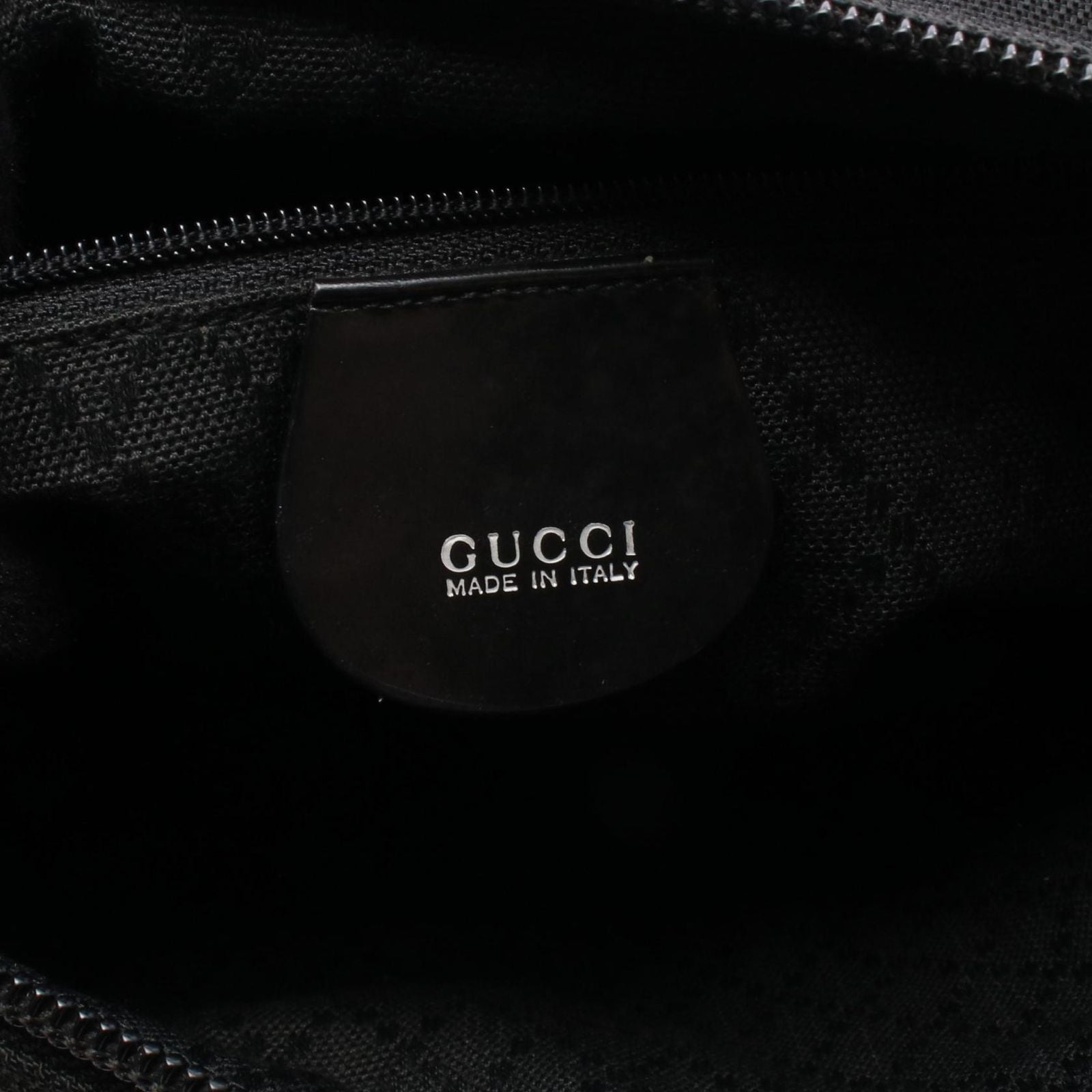 Gucci Bamboo 2-Way Black Canvas Leather Shoulder — view 4