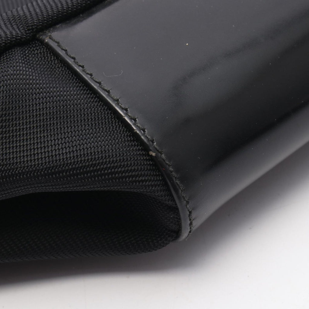 Gucci Bamboo 2-Way Black Canvas Leather Shoulder — view 9