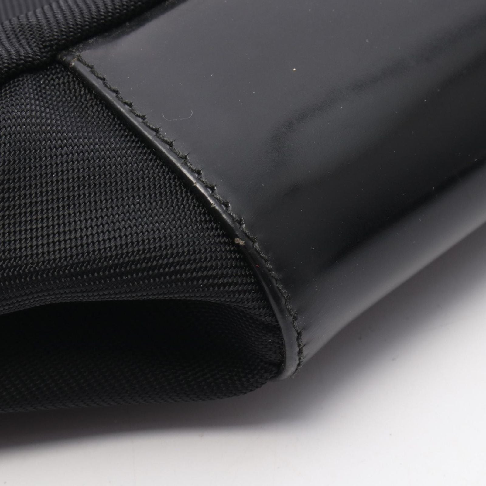 Gucci Bamboo 2-Way Black Canvas Leather Shoulder — view 9
