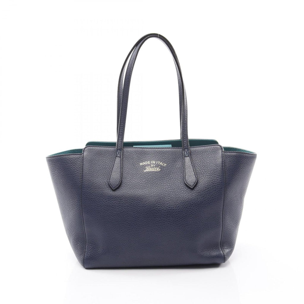 Gucci Tote Swing Blue Leather