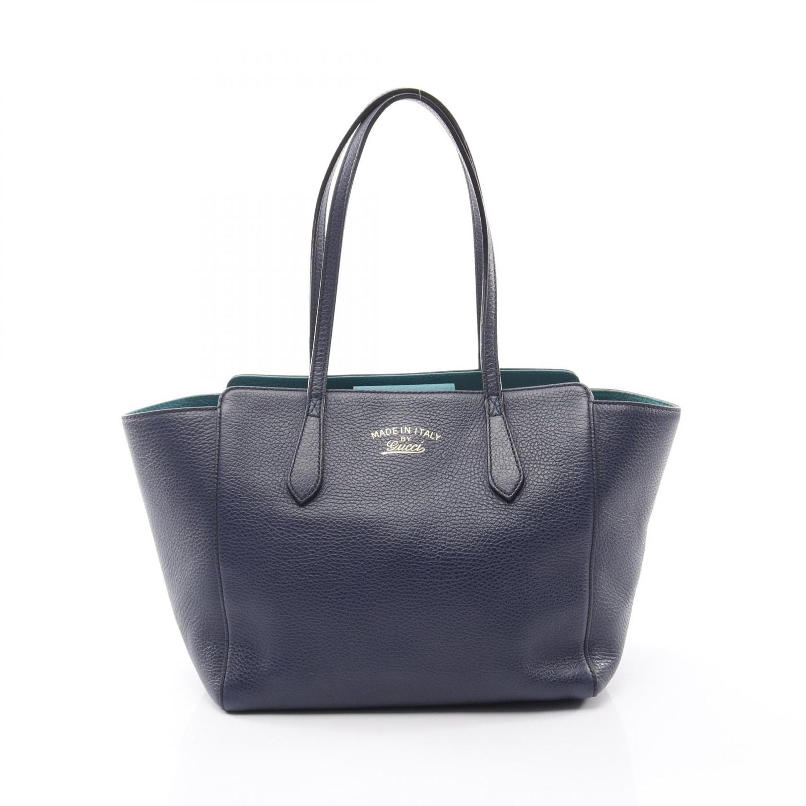 Gucci Tote Swing Blue Leather