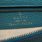 Gucci Tote Swing Blue Leather — view 4