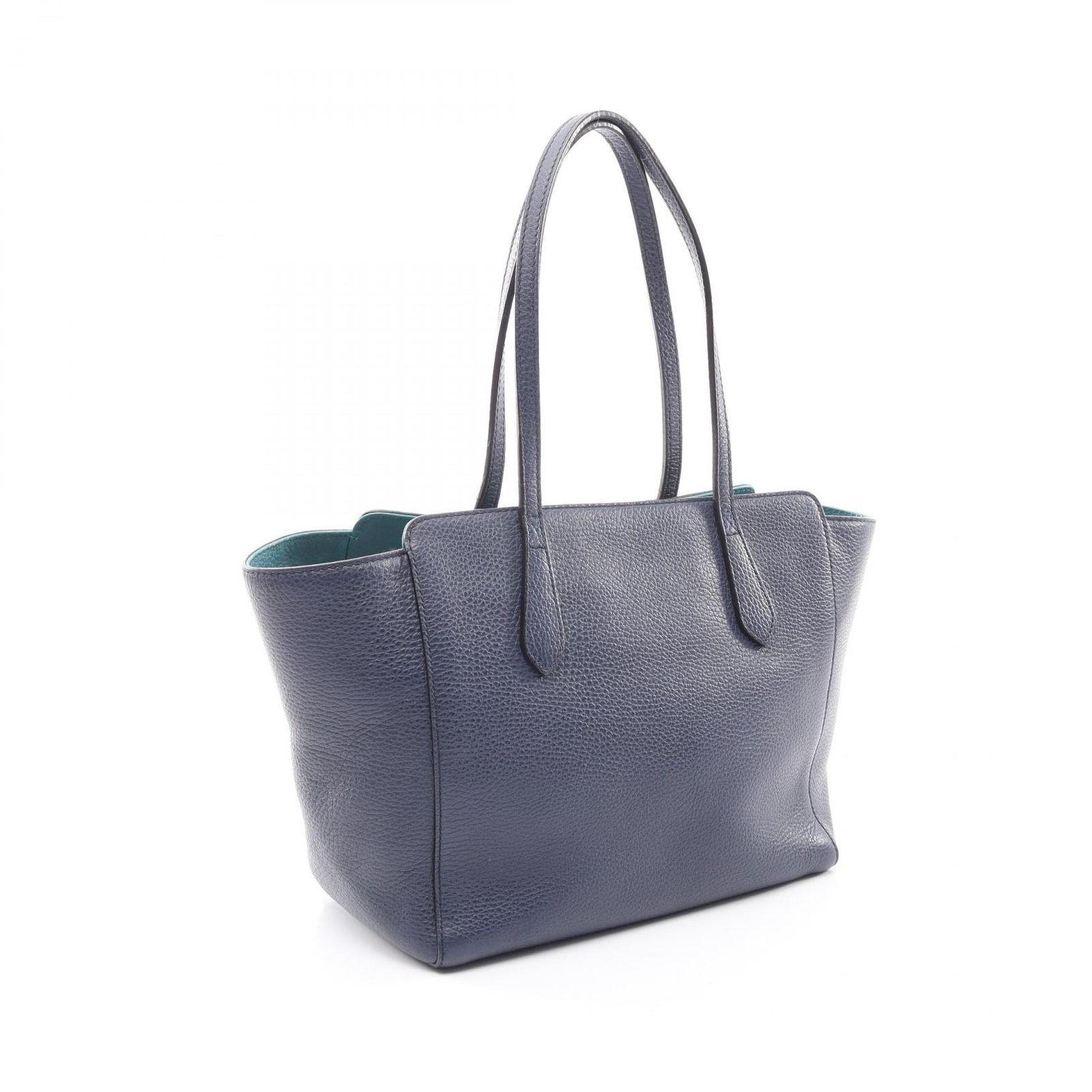 Gucci Tote Swing Blue Leather — view 2