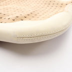 Loewe Shoulder Bag Perforated Brown Ivory Suede Leather Anagram — view 9