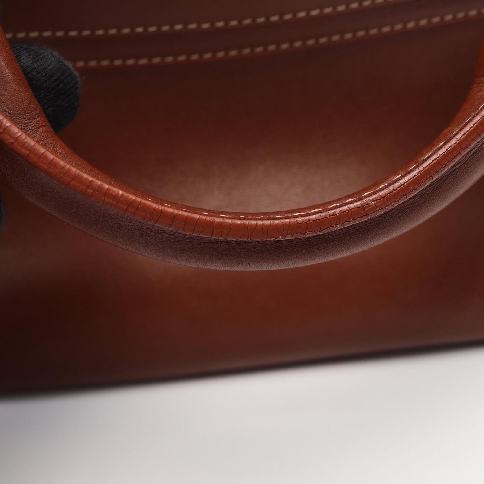 Celine Handbag Boogie Bag Brown Leather — view 6