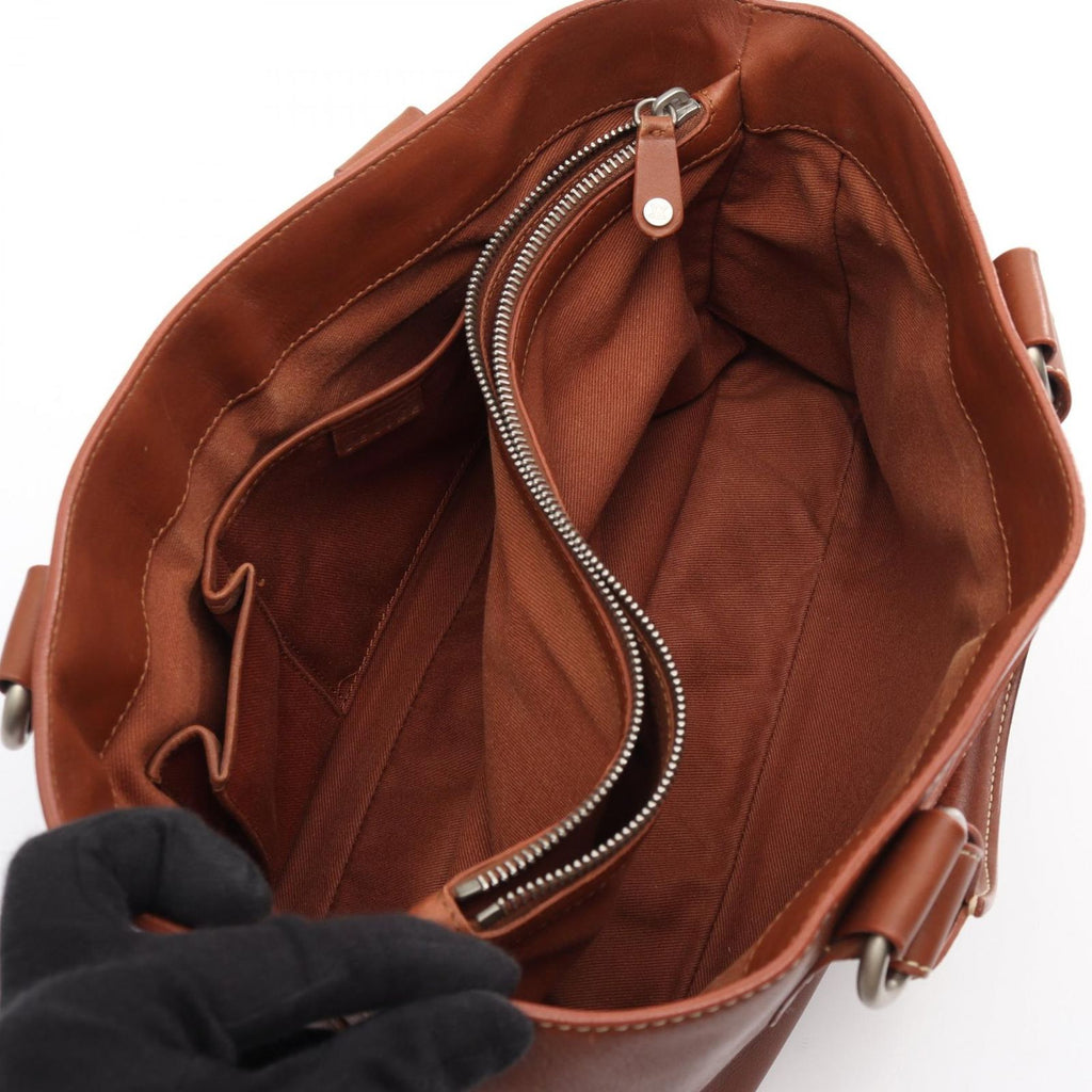 Celine Handbag Boogie Bag Brown Leather — view 3