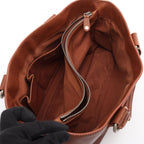 Celine Handbag Boogie Bag Brown Leather — view 3