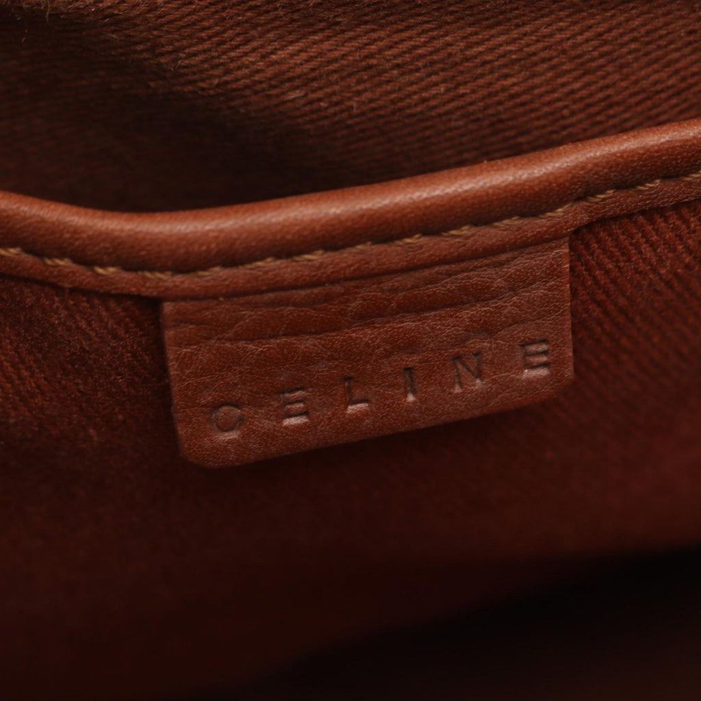 Celine Handbag Boogie Bag Brown Leather — view 4