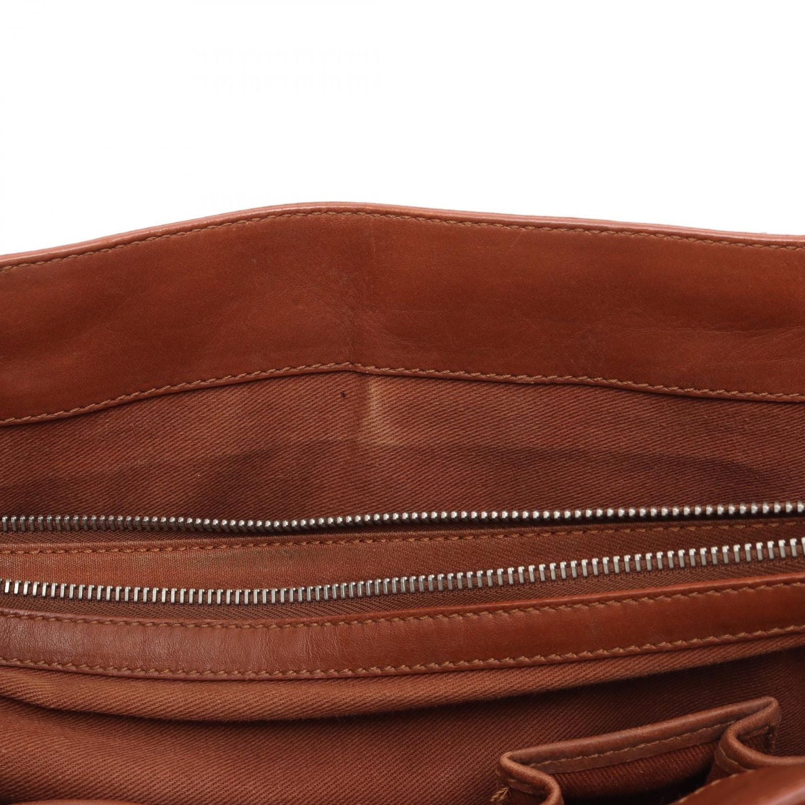 Celine Handbag Boogie Bag Brown Leather — view 5