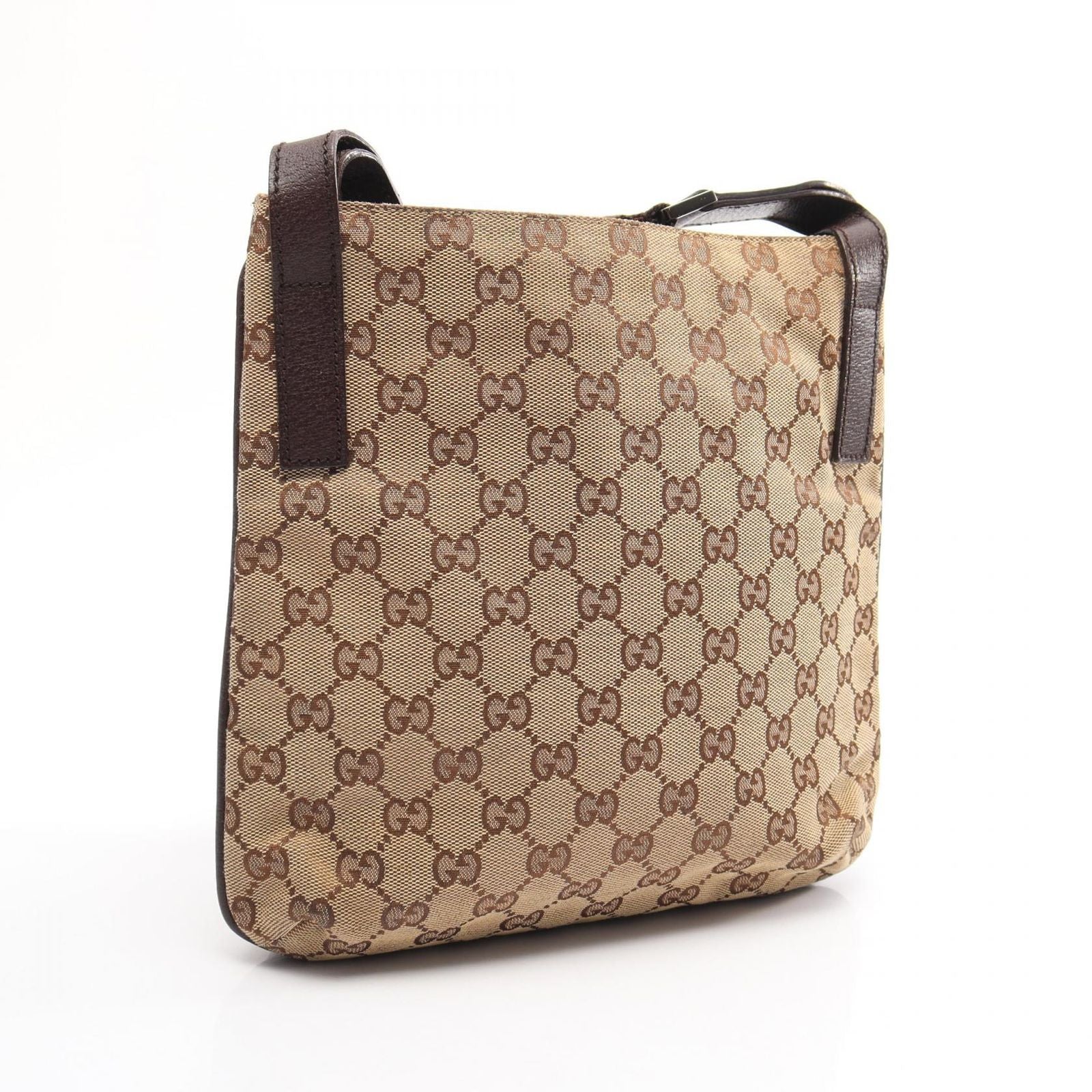 Gucci Shoulder Bag GG Canvas Beige Brown — view 2