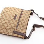 Gucci Shoulder Bag GG Canvas Beige Brown — view 7