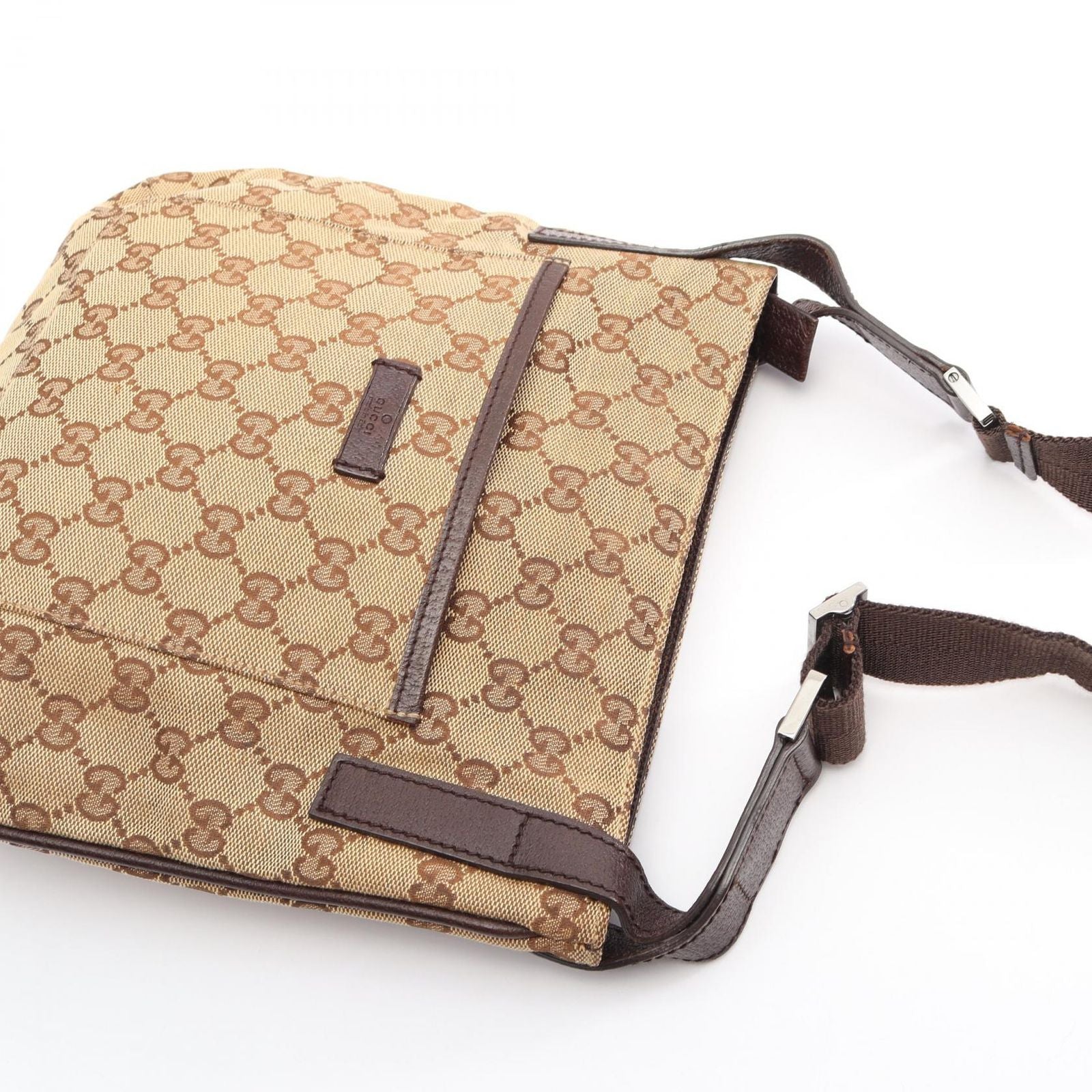 Gucci Shoulder Bag GG Canvas Beige Brown — view 7