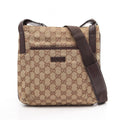 Gucci Shoulder Bag GG Canvas Beige Brown