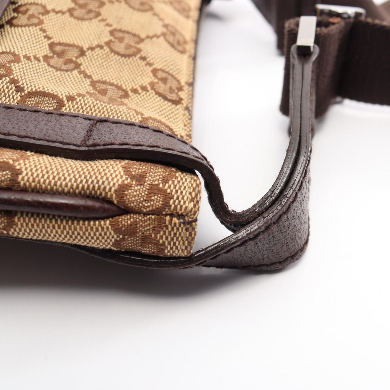 Gucci Shoulder Bag GG Canvas Beige Brown — view 6
