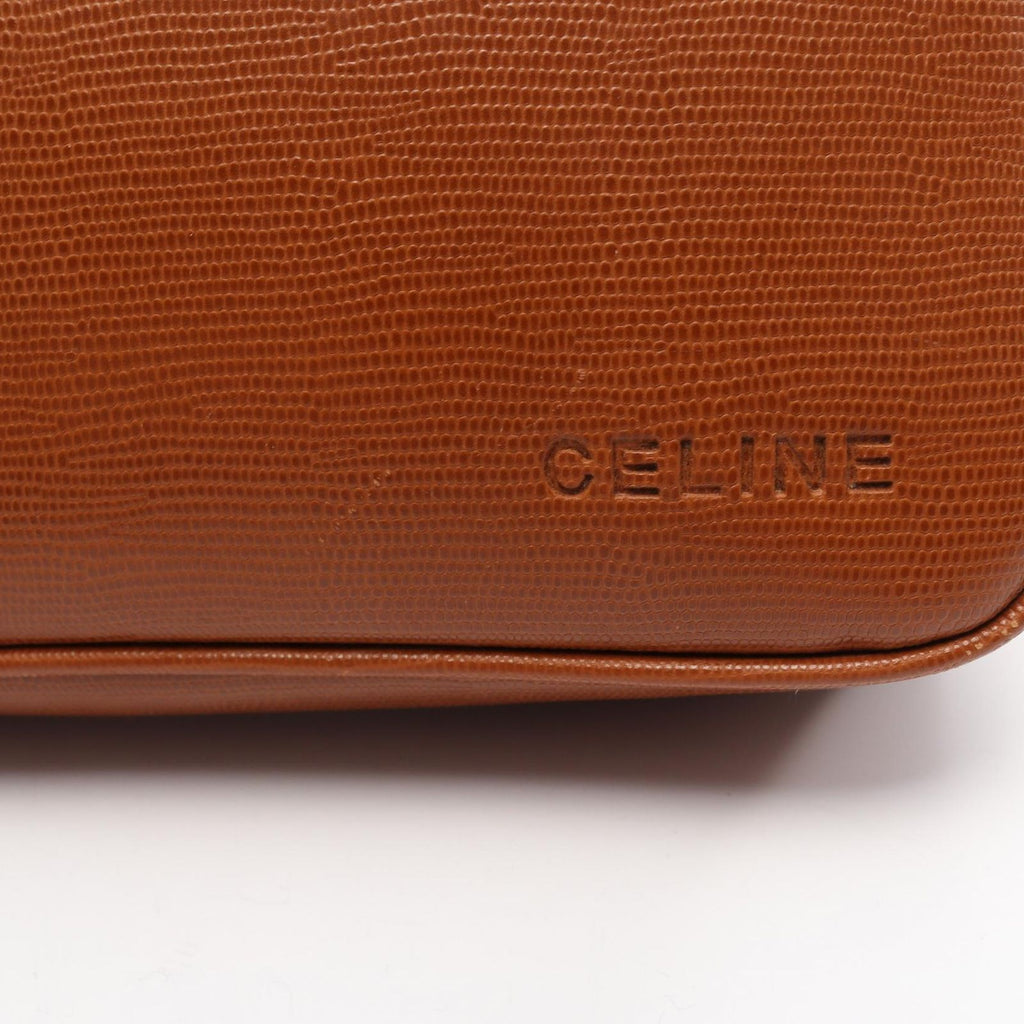 Celine Clutch Brown Leather Second — view 7