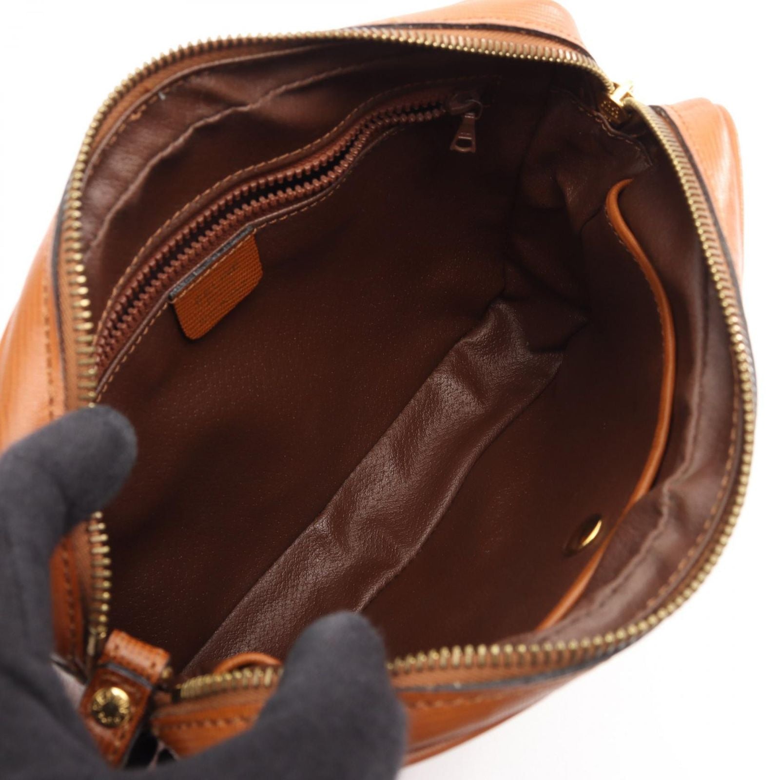 Celine Clutch Brown Leather Second — view 3