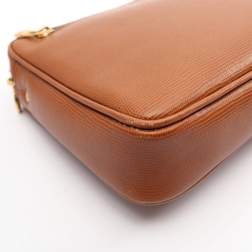 Celine Clutch Brown Leather Second — view 5