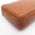 Celine Clutch Brown Leather Second — view 5