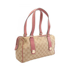 Gucci Handbag GG Canvas Beige Pink Mini Boston — view 2